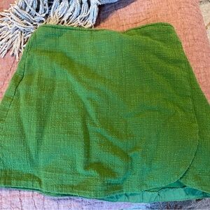 Abercrombie Green Tweed Skirt Small
